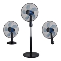 Stojni ventilator 3 v 1 50W/230V premer 40 cm črn