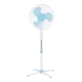 Stojni ventilator 60 W/230 V, premer 40 cm, bela/modra