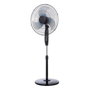Stojni ventilator 65 W/230 V, premer 50 cm, črn + daljinski upravljalnik