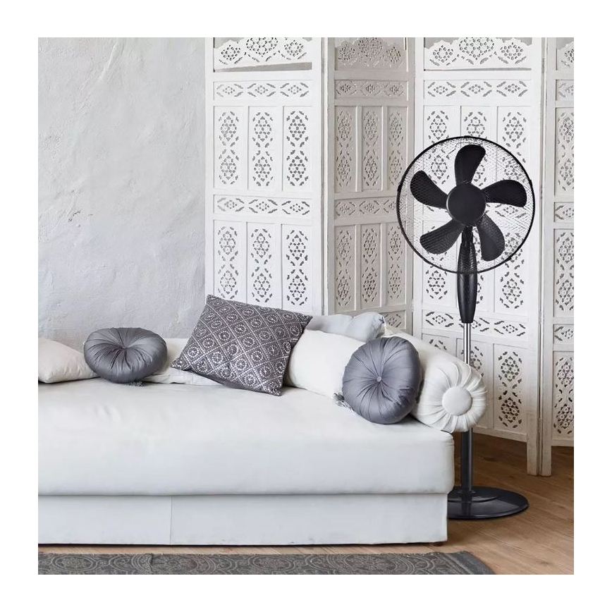 Stojni ventilator premera 43 cm 55W/230V črn