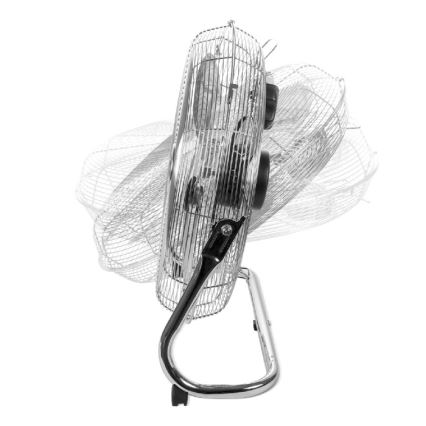 Stojni ventilator VIENTO 200W/230V sijajni krom