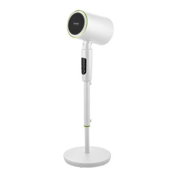 Stojni ventilator z grelnikom 50 W/2200 W/230 V, premer 20 cm, bela