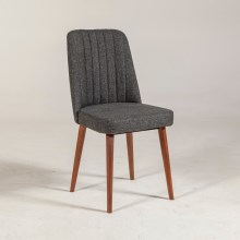 Stol VINA 85x46 cm antracit/rjava