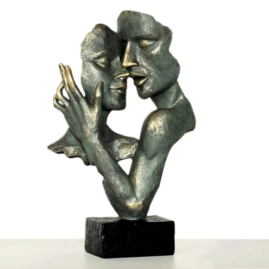 Stolna dekoracija 31,5x9,5x19 cm smola/patina