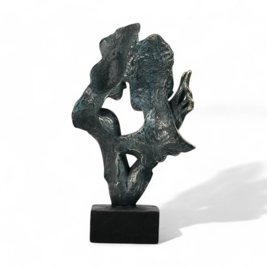 Stolna dekoracija 31,5x9,5x19 cm smola/patina