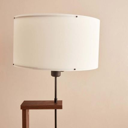 Stolna lampa AYD 1xE27/40W/230V smeđa/bijela