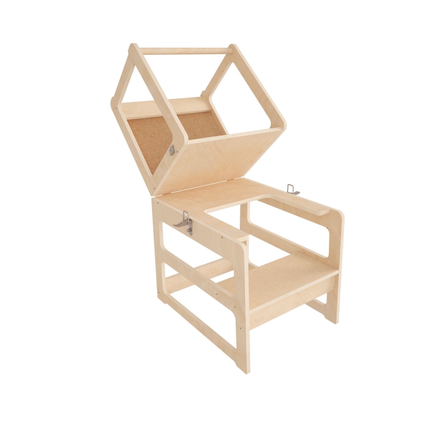 Stolp za učenje s tablo DRAW 90x58,4 cm