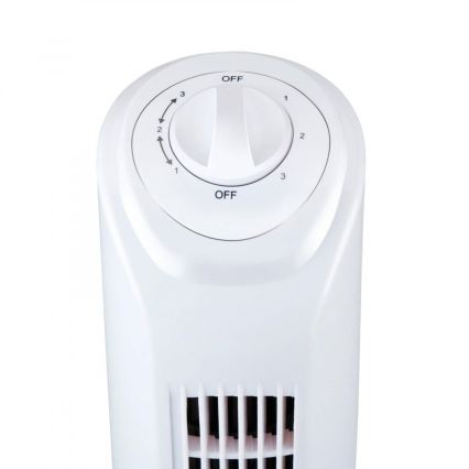 Stolpni ventilator 45W/230V 81 cm, barva: bela