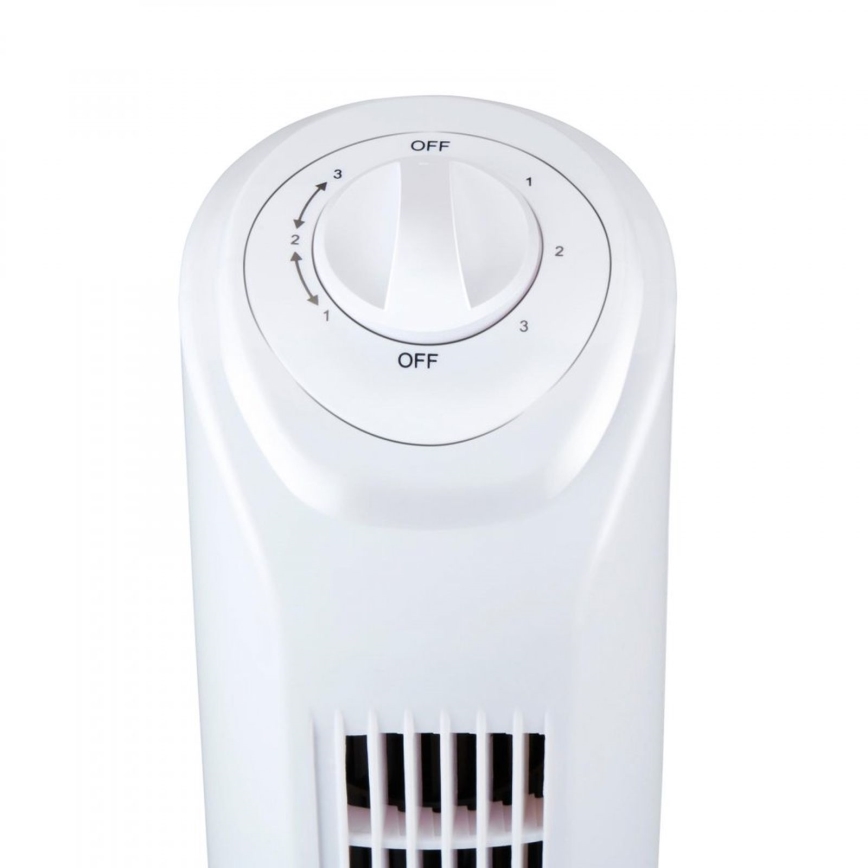 Stolpni ventilator 45W/230V 81 cm, barva: bela