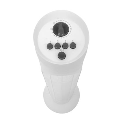 Stolpni ventilator 50W/230V 83 cm bela