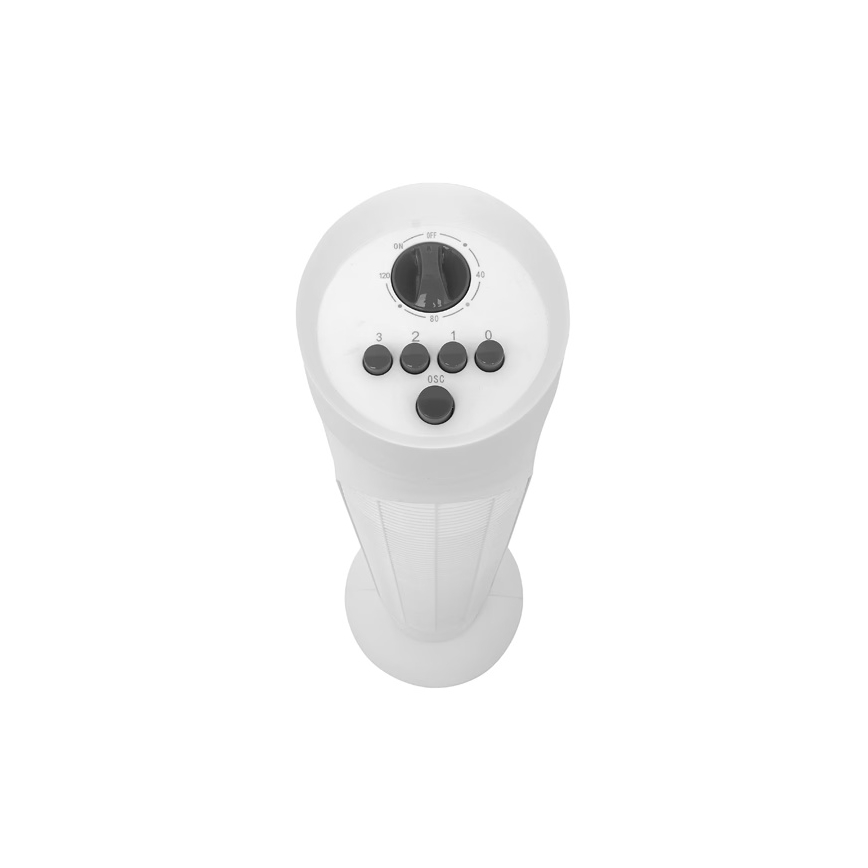 Stolpni ventilator 50W/230V 83 cm bela