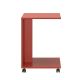 Stranska mizica 65x35 cm rdeča