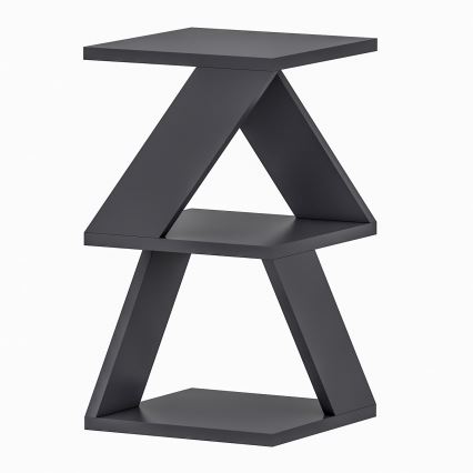 Stranska mizica ALBENI 50x30 cm antracit