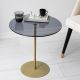 Stranska mizica CHILL 50x50 cm zlata/črna