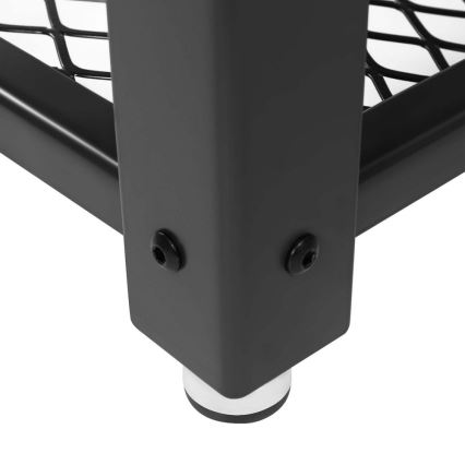 Stranska mizica ELDUR rjava/črna