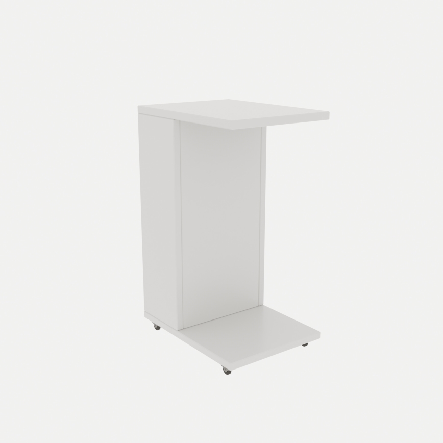Stranska mizica FILINTA 63x40 cm bela