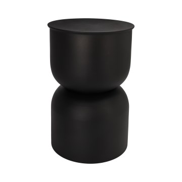 Stranska mizica PETIT, premer 31 cm, črna