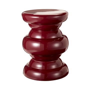 Stranska mizica PETIT, premer 31 cm, rdeča