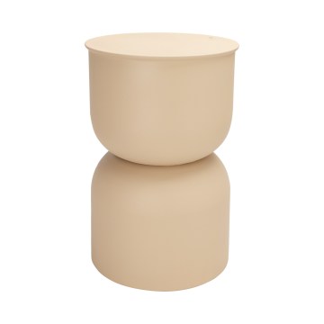 Stranska mizica PETIT, premera 31 cm, bež
