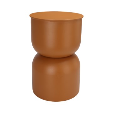 Stranska mizica PETIT, premera 31 cm, oranžna
