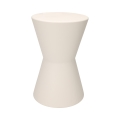 Stranska mizica PETIT, Ø 29 cm, bela
