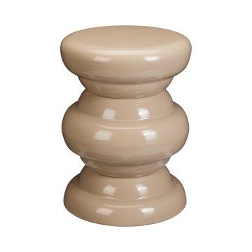 Stranska mizica PETIT, Ø 31 cm, bež