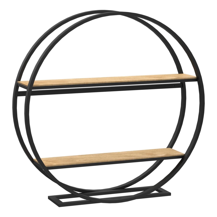 Stranska mizica SHELF pr. 62,5 cm hrast
