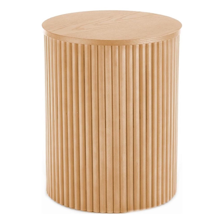 Stranska mizica WOODY 50x40 cm bež