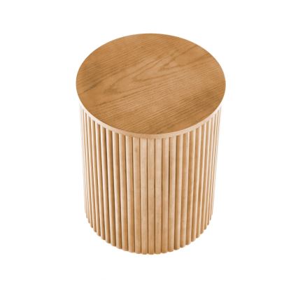 Stranska mizica WOODY 50x40 cm bež