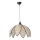 Stropna lampa FUME 1xE27/40W/230V Ø 40 cm črna/bežna