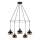 Stropna lampa YILDO 5xE27/40W/230V črna/končna