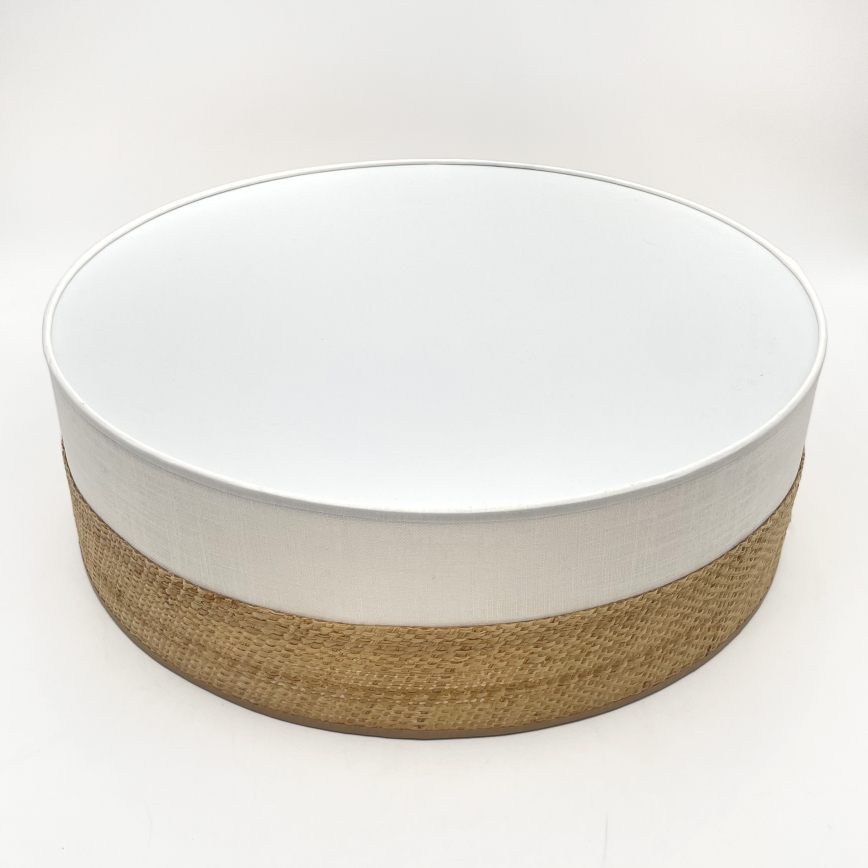 LED stropna svetilka SIRJA BOHO LED/36W/230V 4000K premer 45 cm bežna/bela