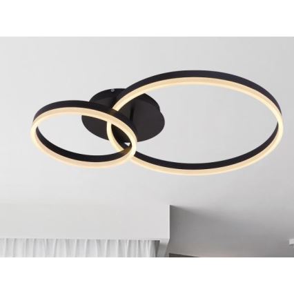 Stropna LED svetilka z zatemnjevanjem LED/55W/230V 3000-6500K + daljinski upravljalnik