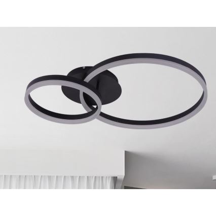 Stropna LED svetilka z zatemnjevanjem LED/55W/230V 3000-6500K + daljinski upravljalnik