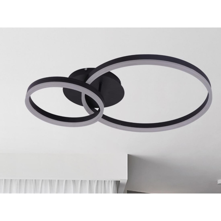 Stropna LED svetilka z zatemnjevanjem LED/55W/230V 3000-6500K + daljinski upravljalnik