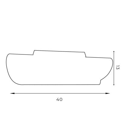 Stropna luč BARBOS 2xG9/8W/230V baker