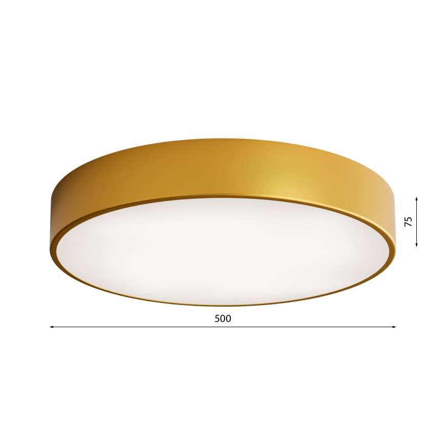 Stropna luč CLEO 4xE27/24W/230V d. 50 cm gold