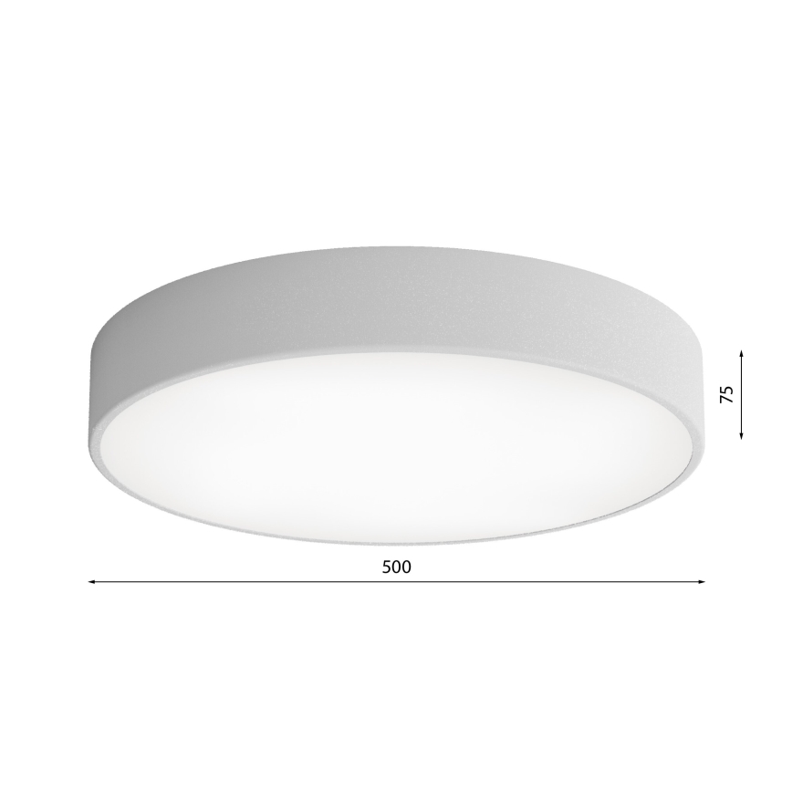 Stropna luč CLEO 4xE27/24W/230V d. 50 cm siva