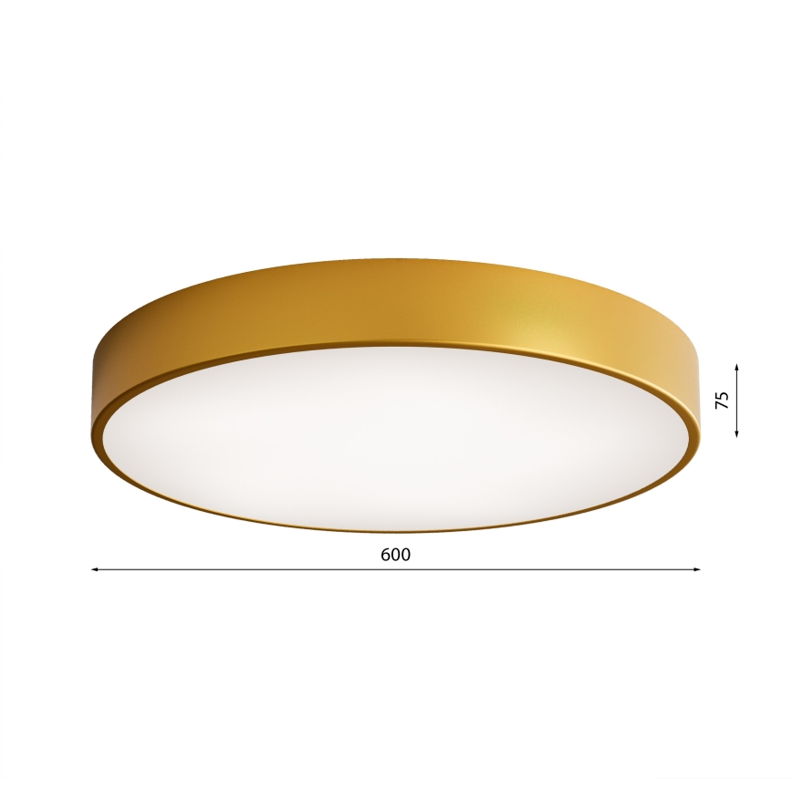 Stropna luč CLEO 5xE27/24W/230V d. 60 cm gold