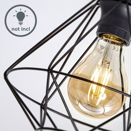 Stropna svetilka 1xE27/40W/230V črna