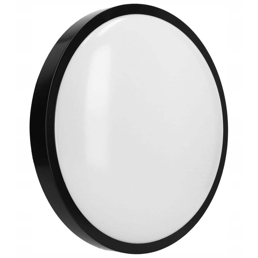 Stropna svetilka 2xE27/40W/230V, premer 29,5 cm, črna