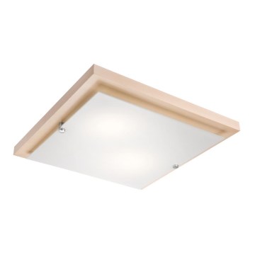 Stropna svetilka 2xE27/60W/230V bukev - FSC certifikat