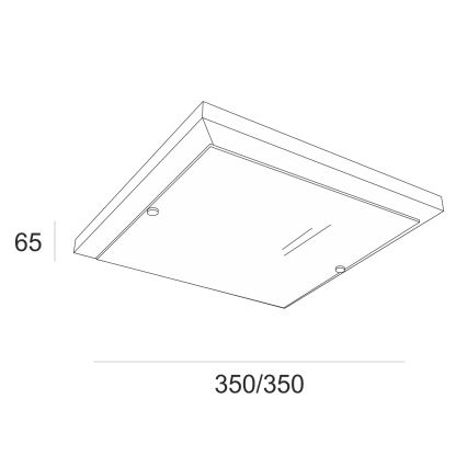 Stropna svetilka 2xE27/60W/230V bukev - FSC certifikat