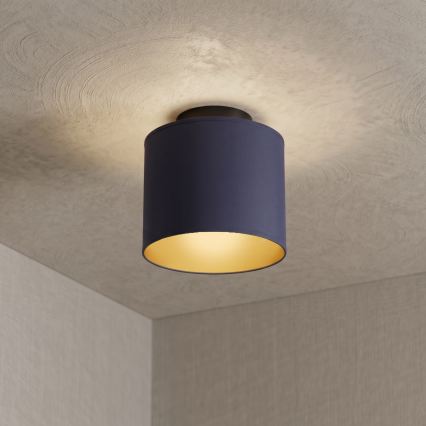 Stropna svetilka ARDEN 1xE27/15W/230V, premer 18 cm, modra