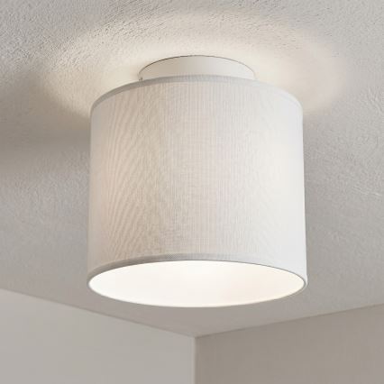 Stropna svetilka ARDEN 1xE27/15W/230V Ø 18 cm bela