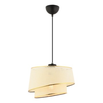 Stropna svetilka BARETTE 1xE27/60W/230V kremna/zlata