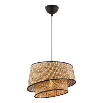 Stropna svetilka BARETTE 1xE27/60W/230V rjava/črna