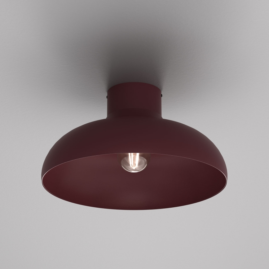 Stropna svetilka BASCA 1xE27/15W/230V, premer 40 cm, bordó