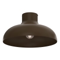 Stropna svetilka BASCA 1xE27/15W/230V, premer 40 cm, rjava