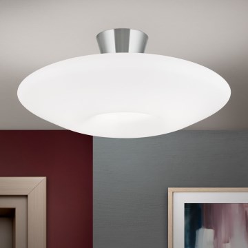 Stropna svetilka BLANC 2xE27/60W/230V pr. 49 cm mat krom